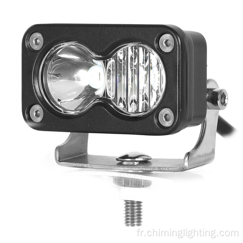 Mini 3 pouces Lumière de travail 9 W carré les lumières de travail à moto à LED à LED Highlight Light LED unique pour moto